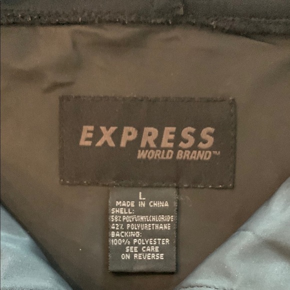 Express Black Hooded Jacket - Picture 2 of 2
